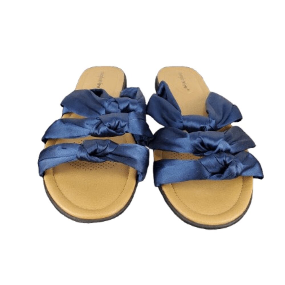 Comfortview women's blue sandals size 11W